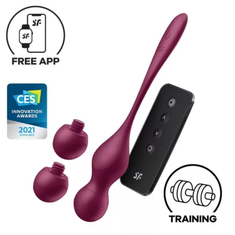 Satisfyer Love Birds Vary – Boules vibrantes connectées – vue produit 1