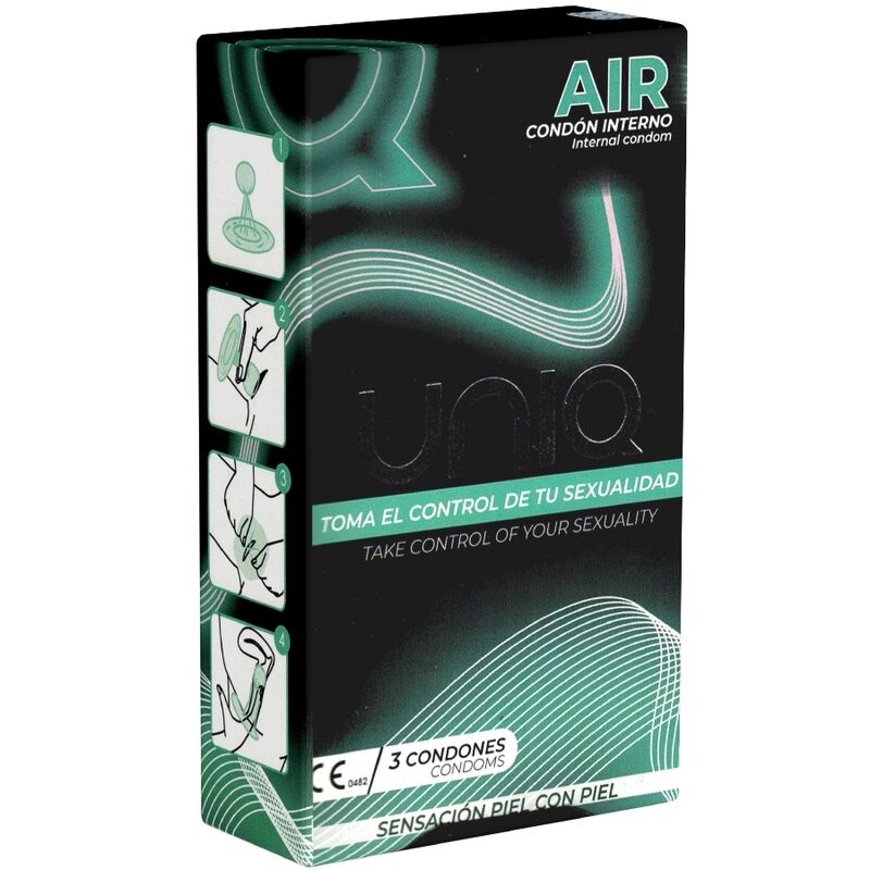 Uniq Air — préservatifs internes sans latex, 3 unités — vue 1