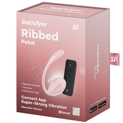 Satisfyer Ribbed Petal – Stimulateur point G connecté – Rose – vue produit 14