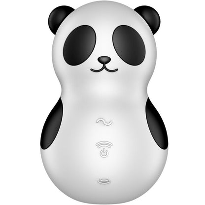 Satisfyer — Pocket panda stimulateur & vibrateur noir et blanc — vue officielle 1