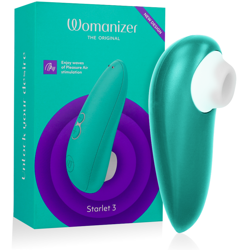 Womanizer Starlet 3 – Stimulateur clitoridien compact – Turquoise – vue produit 1