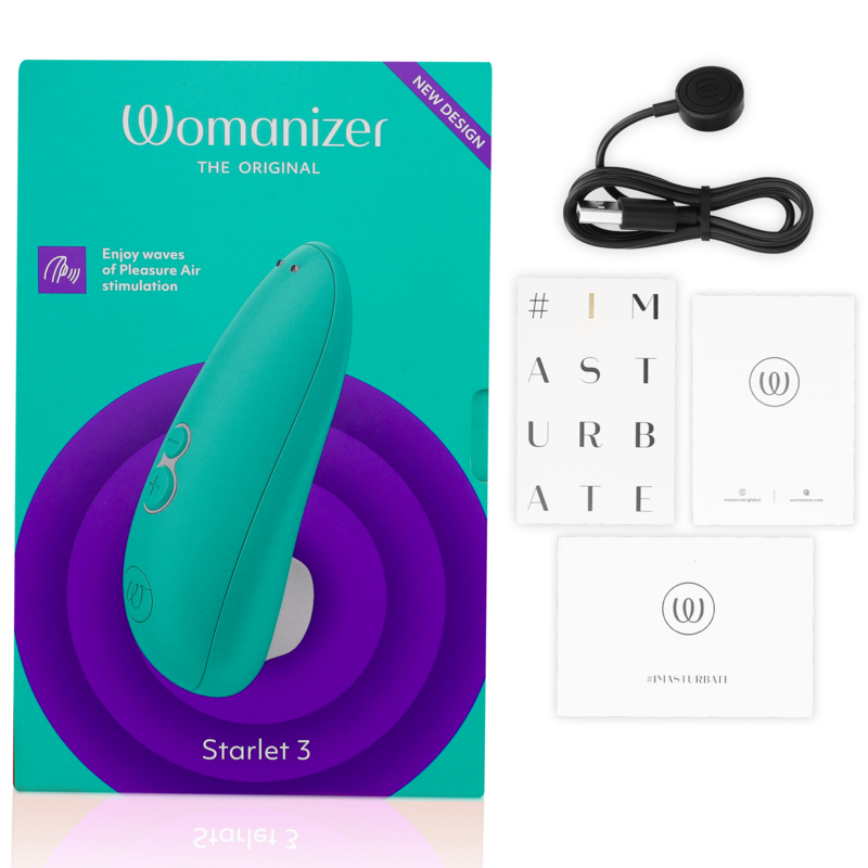 Womanizer Starlet 3 – Stimulateur clitoridien compact – Turquoise – vue produit 6