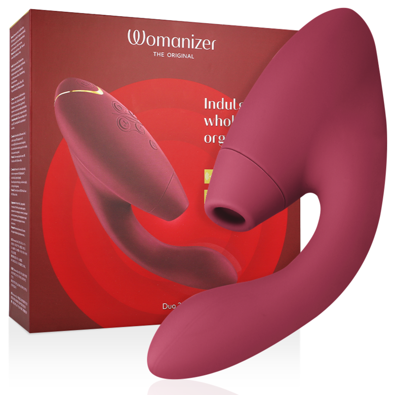 Womanizer Duo 2 – Double stimulation – Bordeaux – vue produit 1