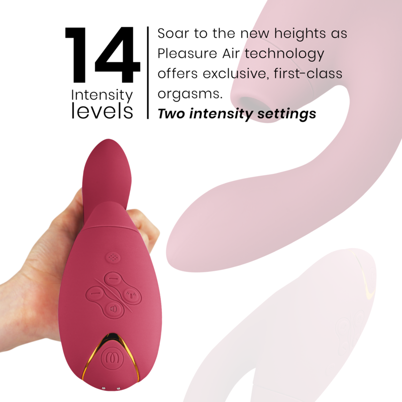 Womanizer Duo 2 – Double stimulation – Bordeaux – vue produit 11