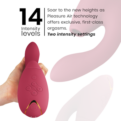 Womanizer Duo 2 – Double stimulation – Bordeaux – vue produit 11