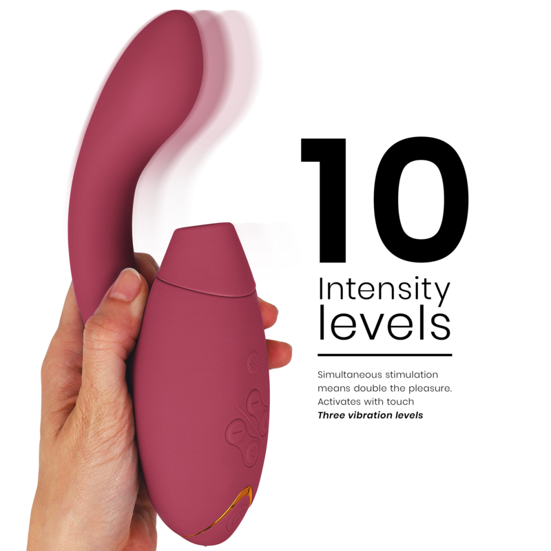Womanizer Duo 2 – Double stimulation – Bordeaux – vue produit 10