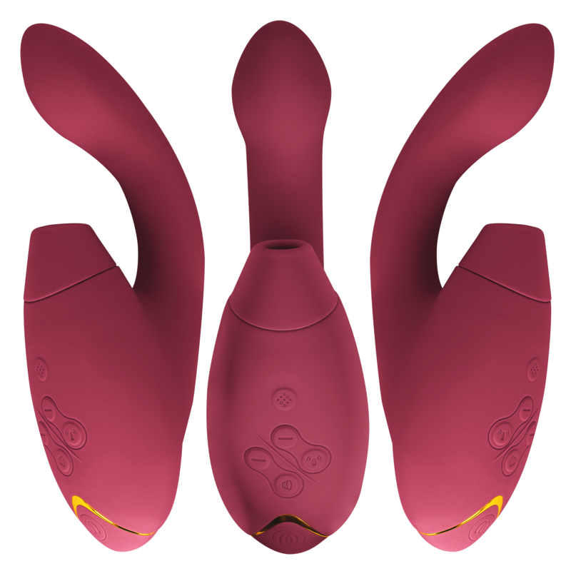 Womanizer Duo 2 – Double stimulation – Bordeaux – vue produit 2
