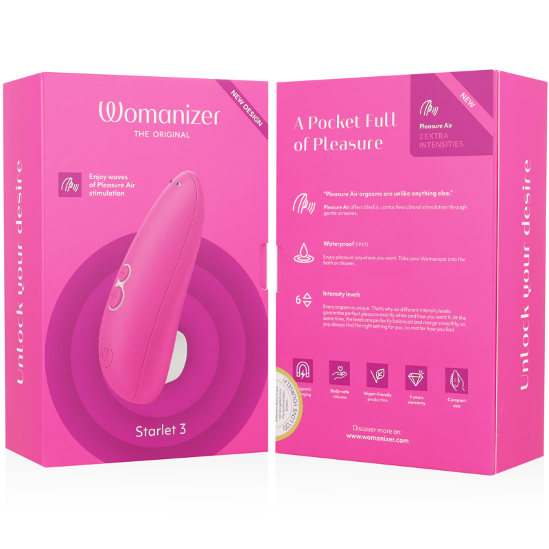 Womanizer Starlet 3 – Stimulateur clitoridien compact – Rose – vue produit 21