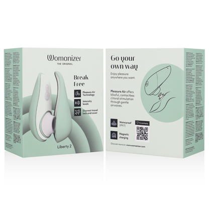 Womanizer Liberty 2 – Stimulateur clitoridien – Vert clair – vue produit 7