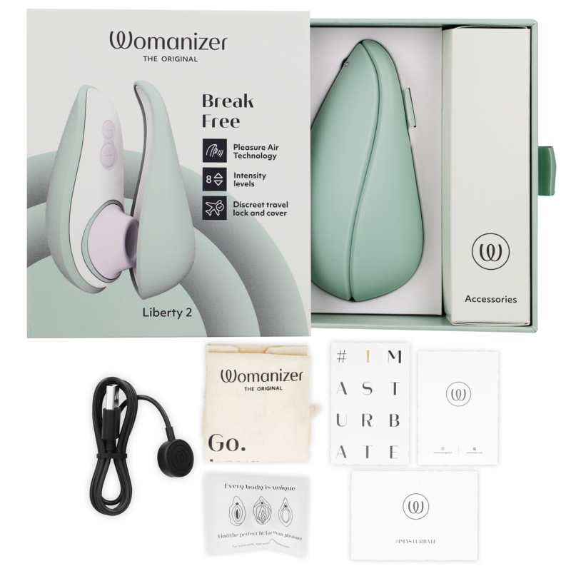 Womanizer Liberty 2 – Stimulateur clitoridien – Vert clair – vue produit 6