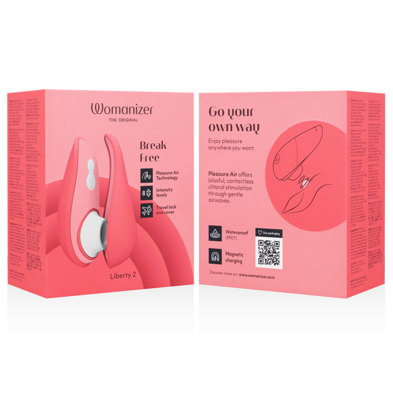 Womanizer Liberty 2 – Stimulateur clitoridien – Rose – vue produit 14