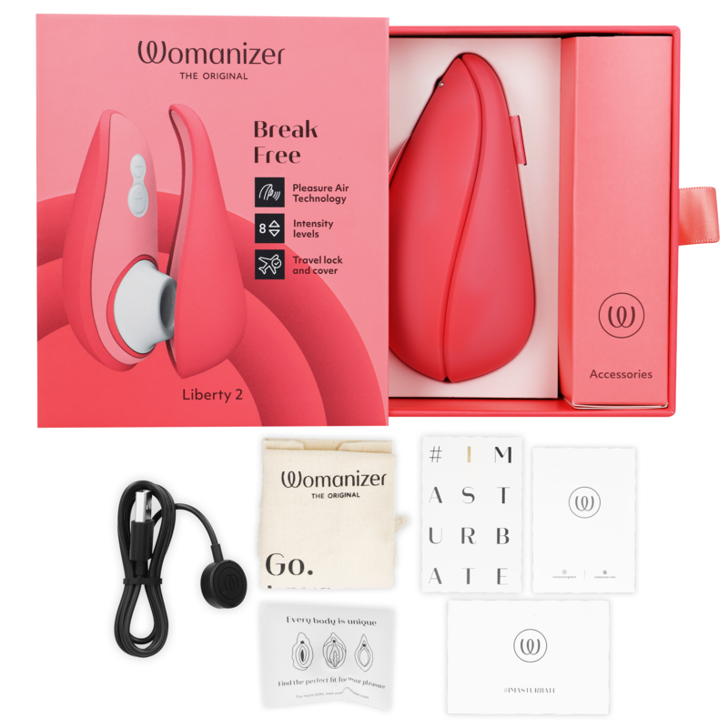 Womanizer Liberty 2 – Stimulateur clitoridien – Rose – vue produit 13