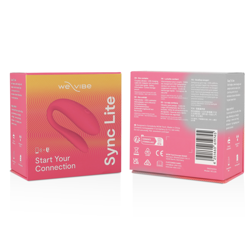 We-Vibe Sync Lite — Stimulateur de couple rose — vue officielle 6
