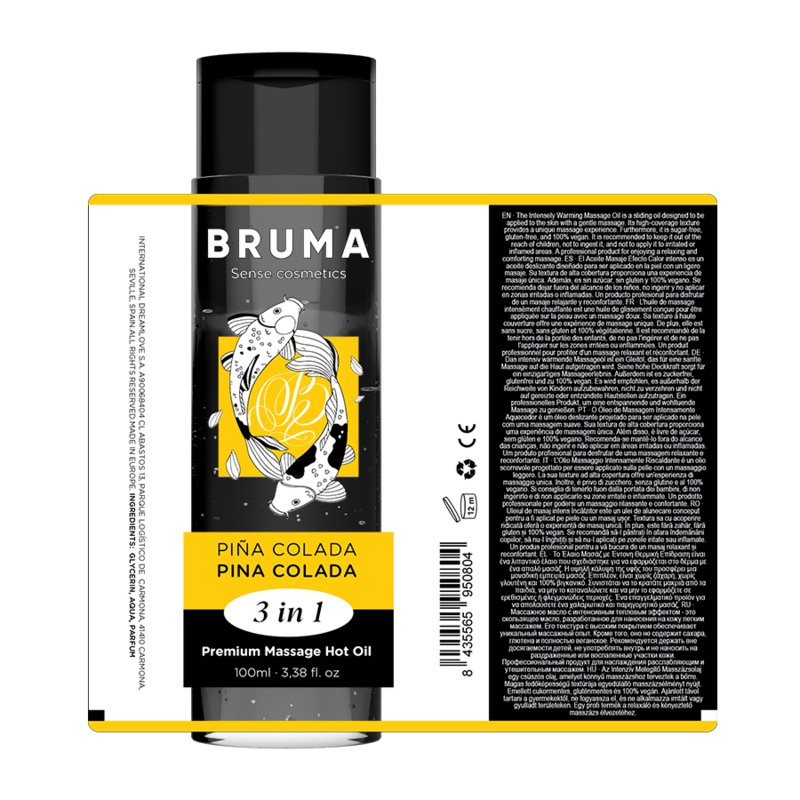 Bruma Premium 3-en-1 – Huile de massage chauffante 100 ml – vue produit 19