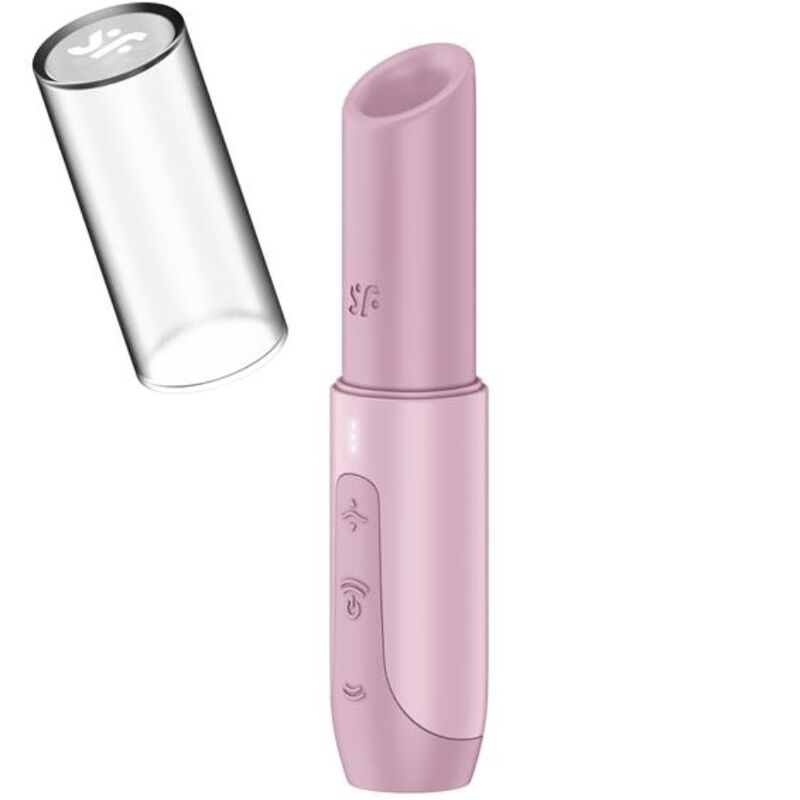 Satisfyer — Stimulateur de clitoris secret kiss wave rose — vue officielle 1
