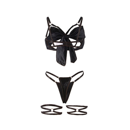 Subblime 955199 – Ensemble lingerie noir à nœuds – vue produit 8