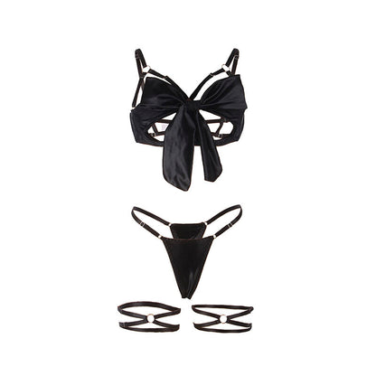 Subblime 955199 – Ensemble lingerie noir à nœuds – vue produit 30