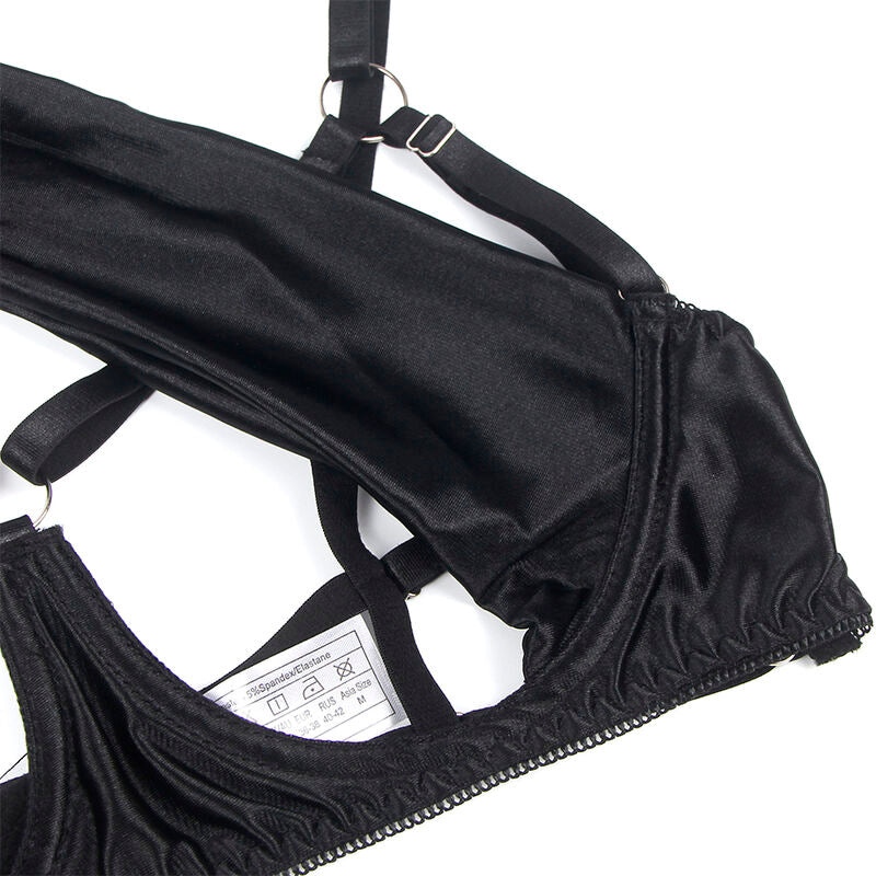 Subblime 955199 – Ensemble lingerie noir à nœuds – vue produit 34