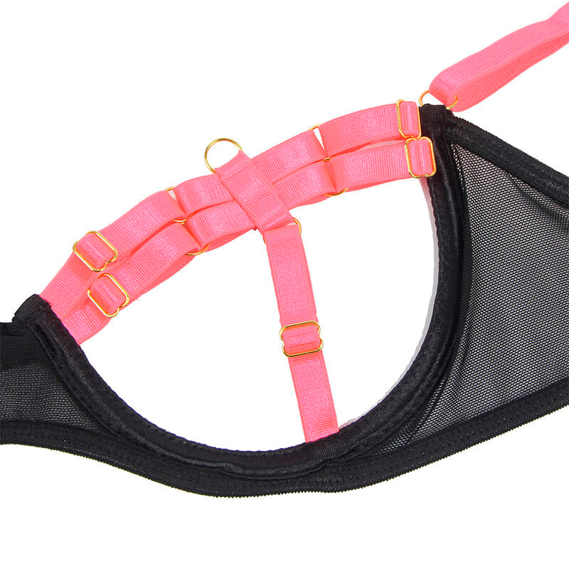Subblime – Ensemble lingerie néon avec collier – vue produit 22
