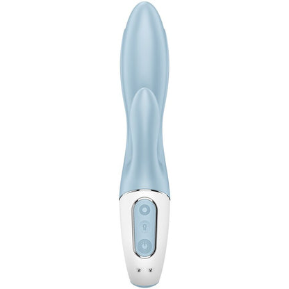 Satisfyer Air Pump Bunny 1 — Rabbit gonflable bleu — vue officielle Dreamlove 2