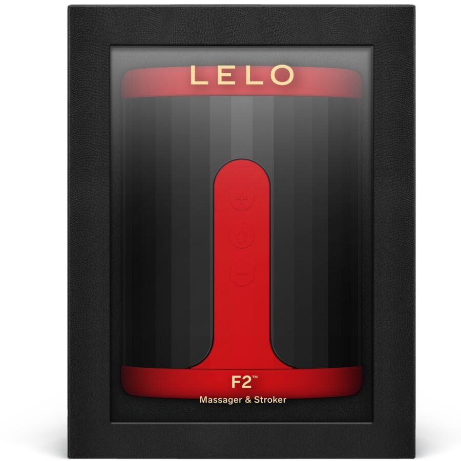 LELO F2S – Masturbateur masculin rouge – vue produit 10