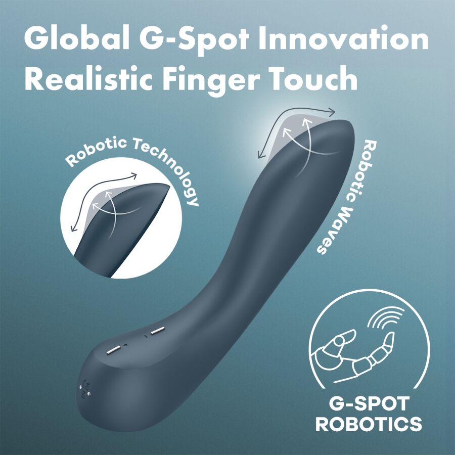Satisfyer G-Spot Wave 4 — Vibromasseur point G gris — vue officielle Dreamlove 5