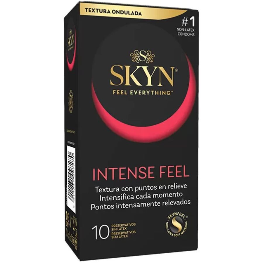 SKYN Intense Feel — préservatifs texturés sans latex, 10 unités — vue 1