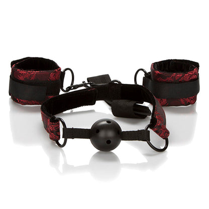 CalExotics – Scandal bâillon boule respirant avec menottes – vue produit 1