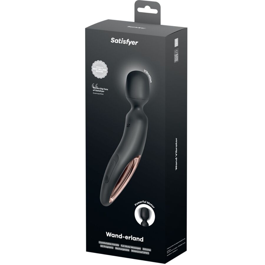 Satisfyer Wand-erland – Wand vibrant – Noir – vue produit 5