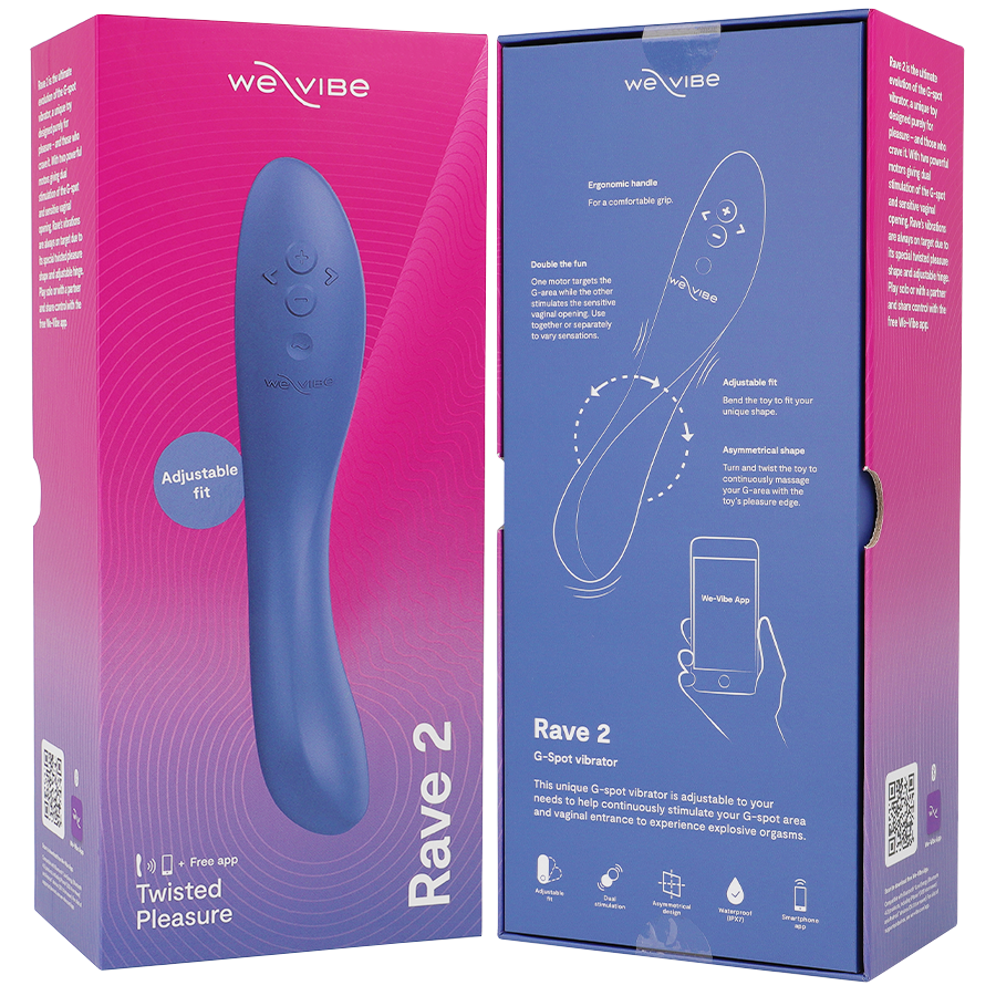 We-Vibe Rave 2 – Vibromasseur point G connecté – vue produit 7