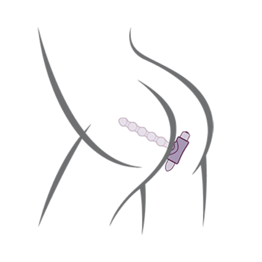 Rocks-Off Petite Sensations Perles Anal Plug Vibromasseur Noir — vue 6