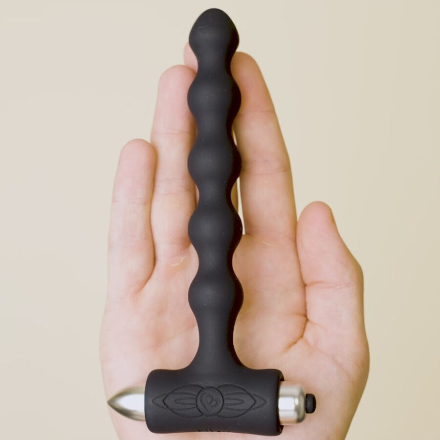 Rocks-Off Petite Sensations Perles Anal Plug Vibromasseur Noir — vue 2