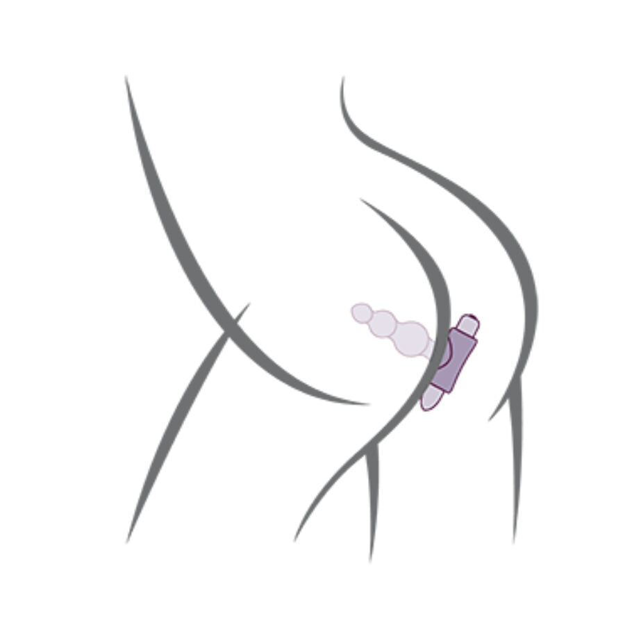 Rocks-Off Petite Sensations Bubbles Anal Plug Vibromasseur Noir — vue 9