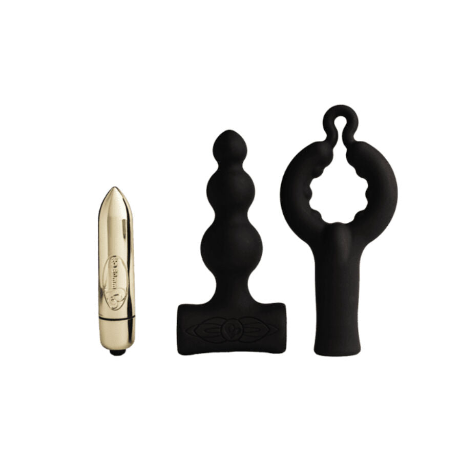 Rocks-Off Petite Sensations Bubbles Anal Plug Vibromasseur Noir — vue 5