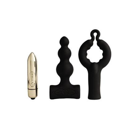 Rocks-Off Petite Sensations Bubbles Anal Plug Vibromasseur Noir — vue 5