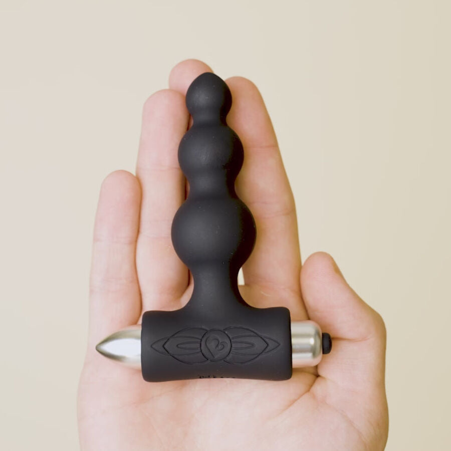 Rocks-Off Petite Sensations Bubbles Anal Plug Vibromasseur Noir — vue 6