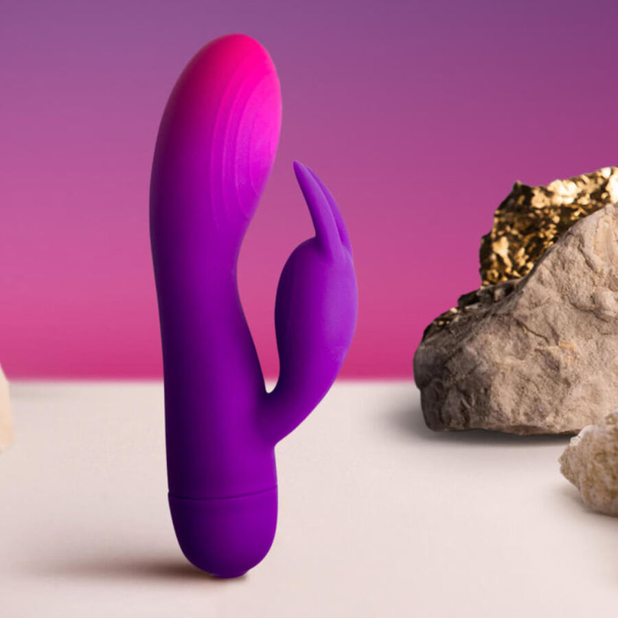 Rocks-Off Glo-Girl Rabbit — Vibromasseur rabbit violet — vue 3