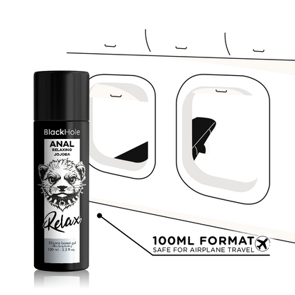 Black Hole – Relaxant anal jojoba relax base silicone 100 ml – vue produit 4