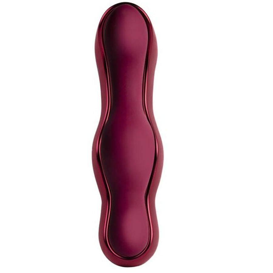 Rocks-Off Vibromasseur Point g Ruby Glow Blush Rouge — vue 4