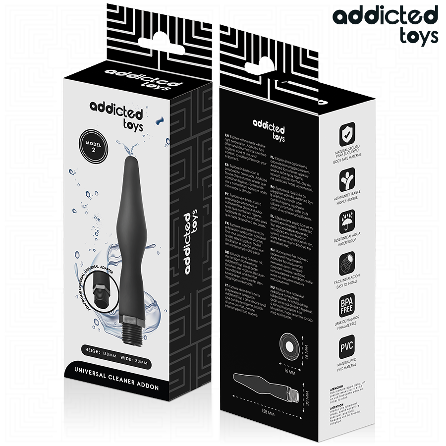 Addicted Toys – Nettoyeur anal avec adaptateur universel – vue produit 7