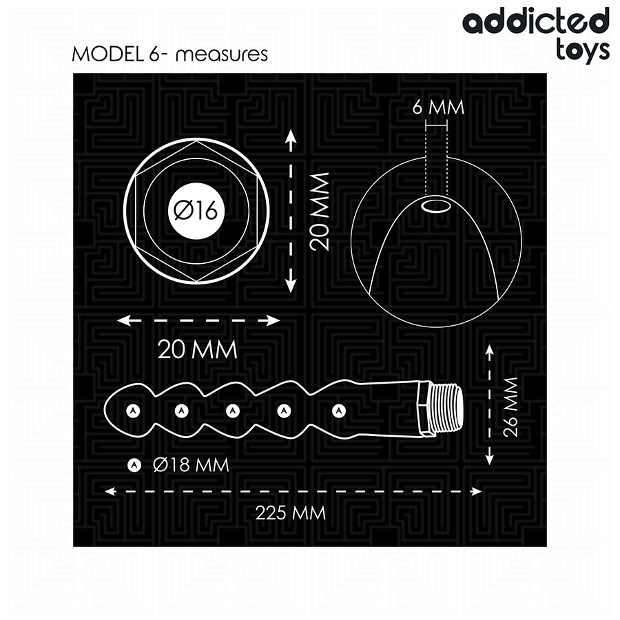 Addicted Toys – Nettoyeur anal avec adaptateur universel – vue produit 12