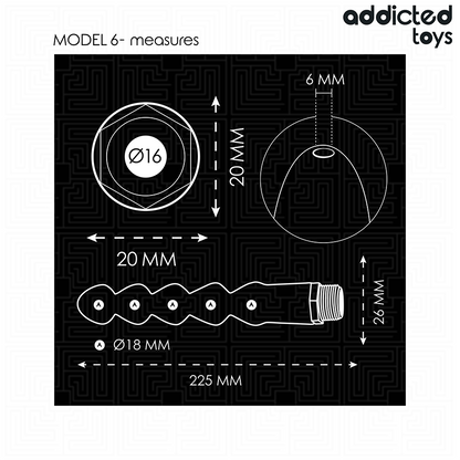 Addicted Toys – Nettoyeur anal avec adaptateur universel – vue produit 12