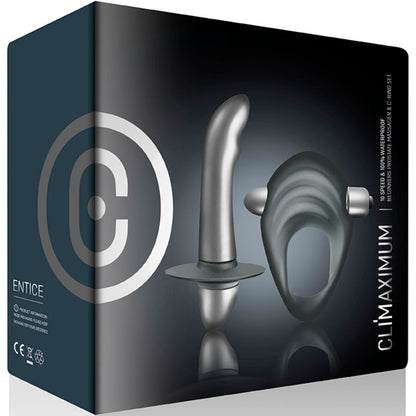 Climaximum Entice — Kit anneau Avio et stimulateur prostate Gratus — vue 2