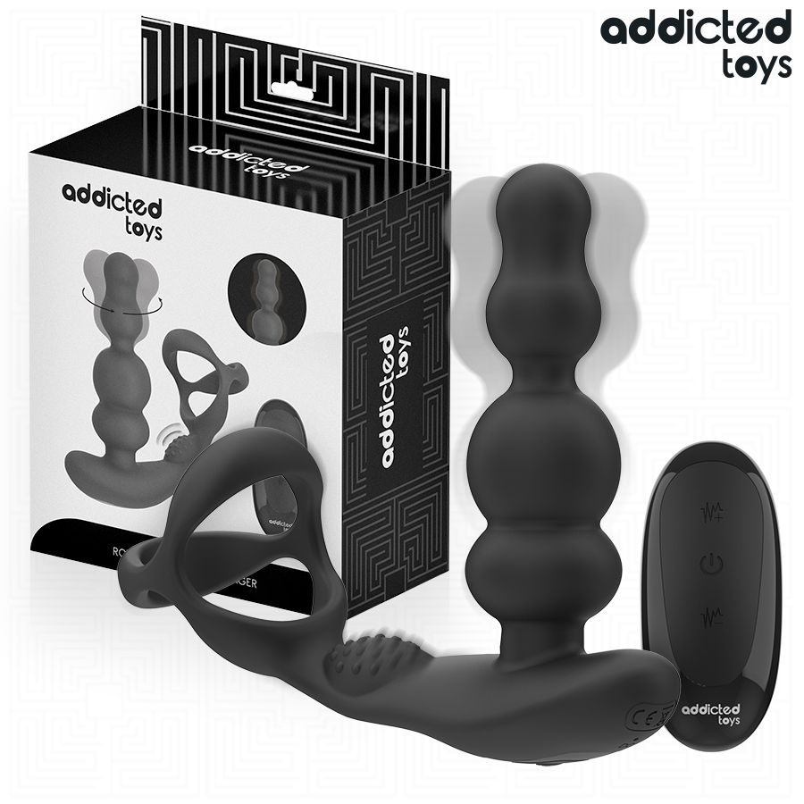 Addicted Toys – Masseur prostatique rotatif télécommandé – vue produit 1