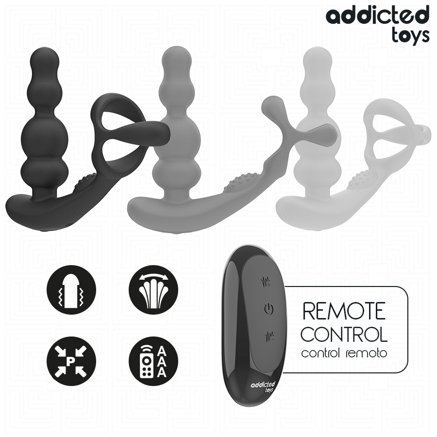 Addicted Toys – Masseur prostatique rotatif télécommandé – vue produit 6