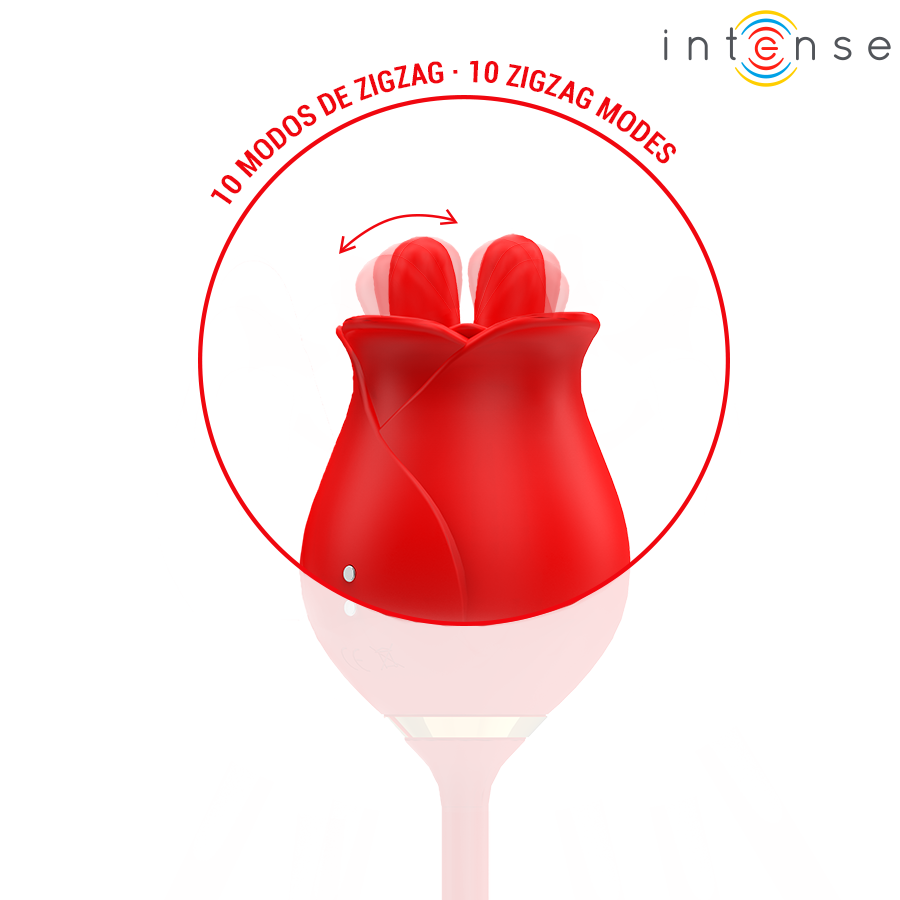 Intense — Melanie double stimulateur de clitoris avec langue en zigzag — vue officielle 5