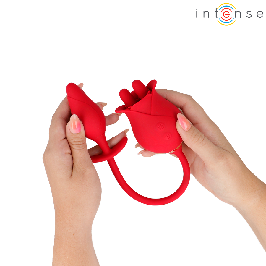 Intense — Melanie double stimulateur de clitoris avec langue en zigzag — vue officielle 2