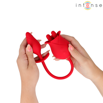 Intense — Melanie double stimulateur de clitoris avec langue en zigzag — vue officielle 2