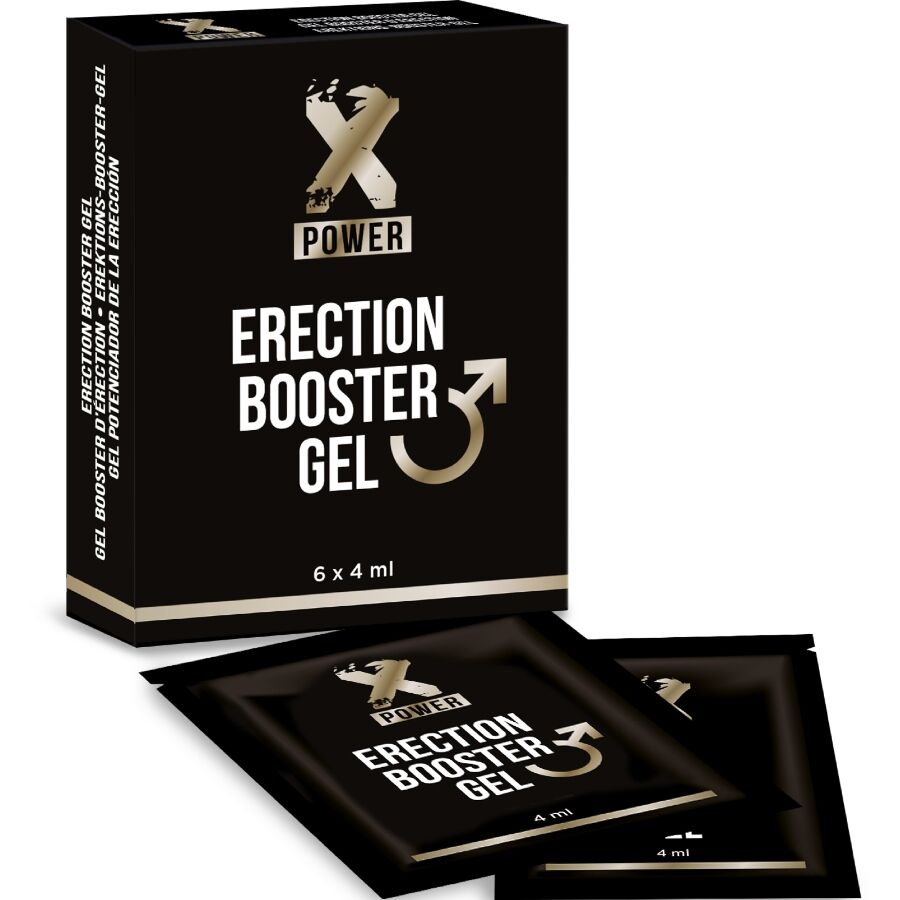 Xpower – Gel booster d-érection 6 x 4 ml – vue produit 1