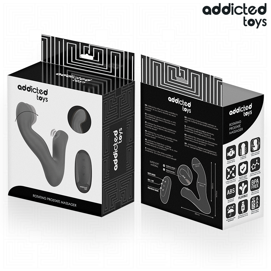 Addicted Toys – Masseur prostatique oscillant télécommandé – vue produit 7